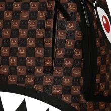 Sprayground Zaino Shakrs in Paris WTF Bubble Brown Check Limited Edition - 4