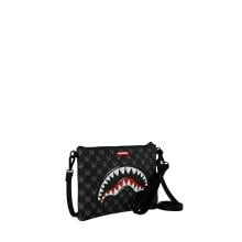 Sprayground Pochette Shark in Paris WTF Bubble Black Check Limited Edition - 2