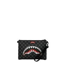 Sprayground Pochette Shark in Paris WTF Bubble Black Check Limited Edition - 3