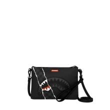 Sprayground Pochette Center Rip Revealing Gray Check Limited Edition - 1