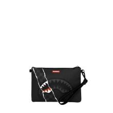 Sprayground Pochette Center Rip Revealing Gray Check Limited Edition - 3