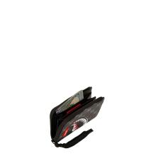 Sprayground Portafoglio Shark In Paris WTF Bubble Black Check Limited Edition - 4