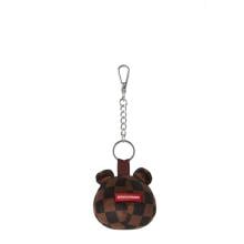 Sprayground Portachiavi Brown Checker Bear Head Limited Edition - 3
