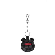 Sprayground Portachiavi Grey Checker Bear Head Limited Edition - 3