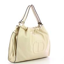 Twin Set Hobo Grande con Oval T Parchment - 2