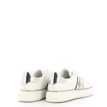 Twinset Sneakers in pelle Oval T Bic. Ottico Argento - 3