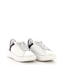 Twinset Sneakers in pelle Oval T Bic. Ottico Nero - 2