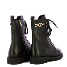 Twinset Stivaletto Anfibio in pelle Nero - 3