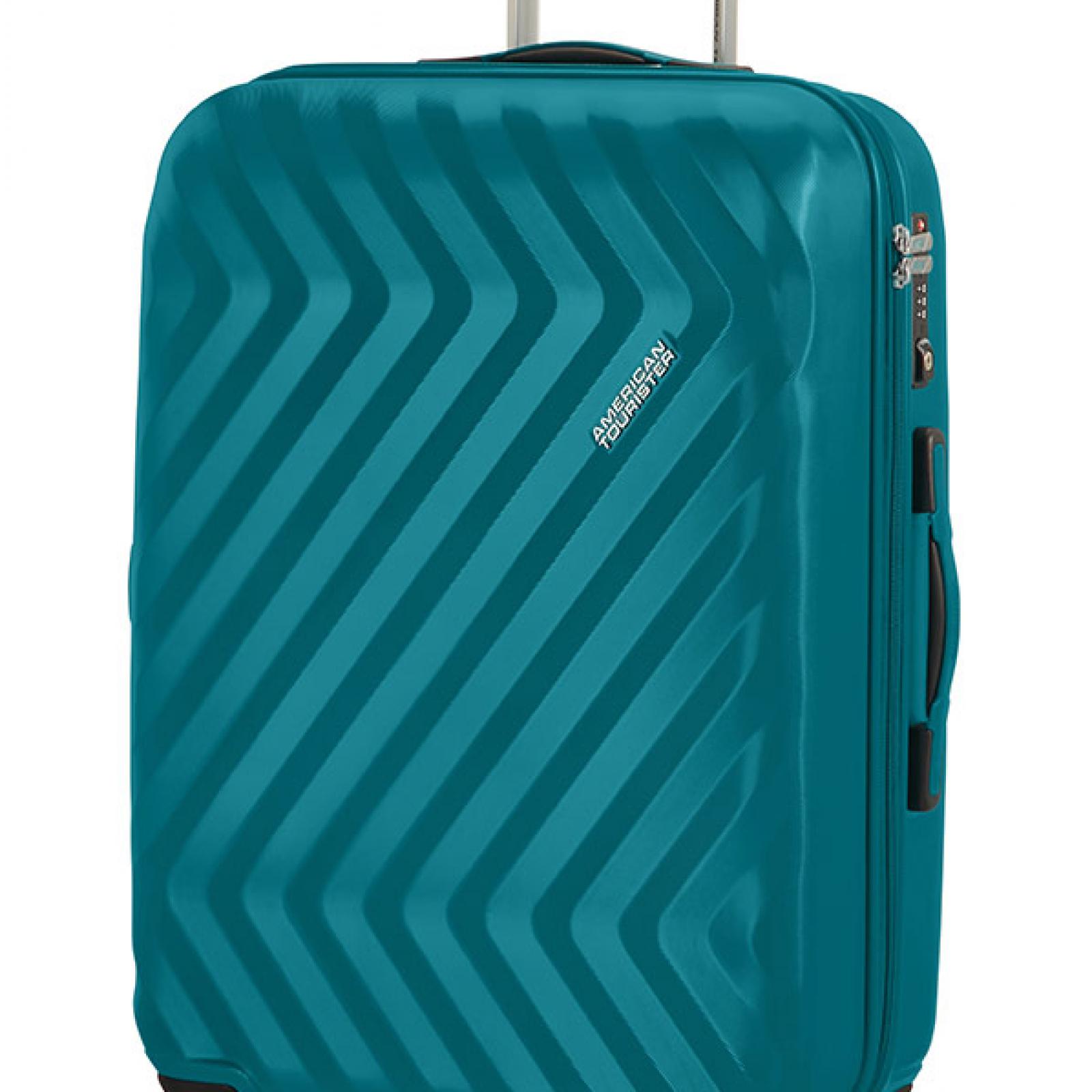 Medium Luggage Ziggzagg Spinner-PETROL-UN