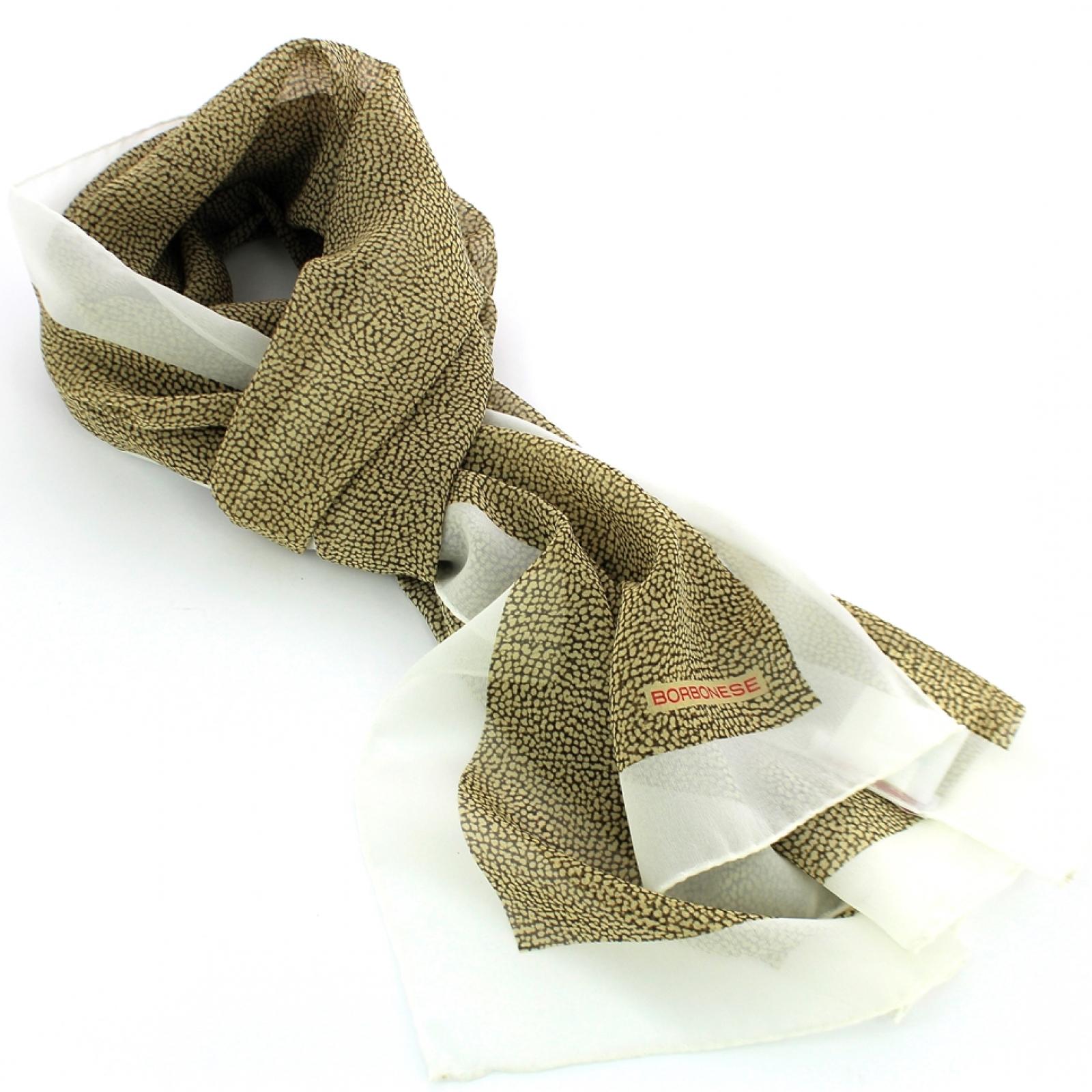 Silk scarf 70 X 180 Georgetta-NAT/COCO-UN