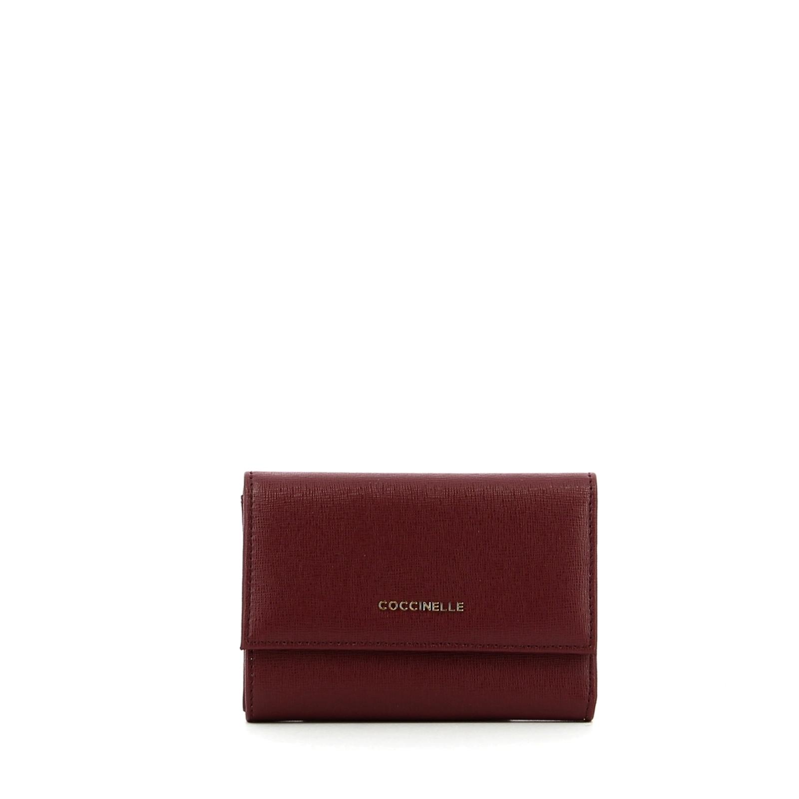 Saffiano Pocket Wallet Metallic