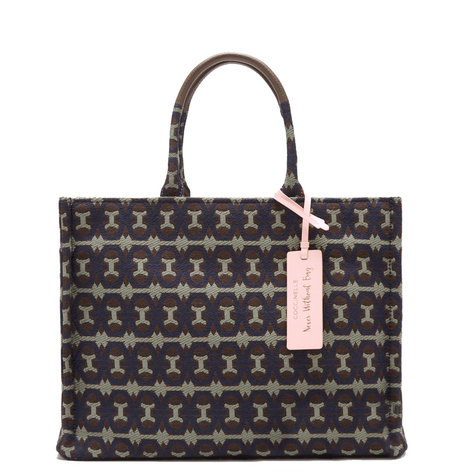 Coccinelle Borsa a mano Never Without Monogram Large Multicolor Midnight Coffee - 1