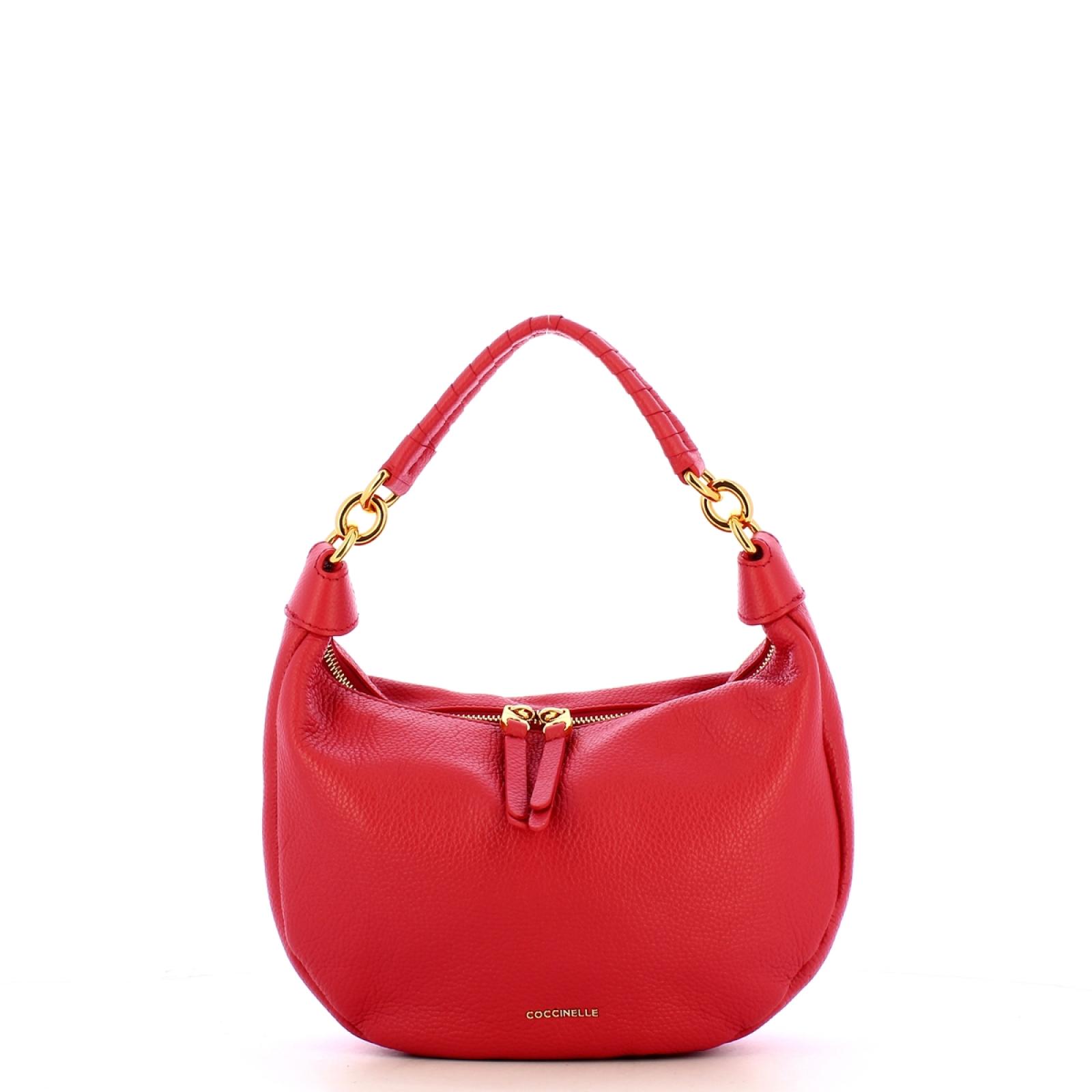 Coccinelle Hobo Bag Maelody Small Cranberry - 1