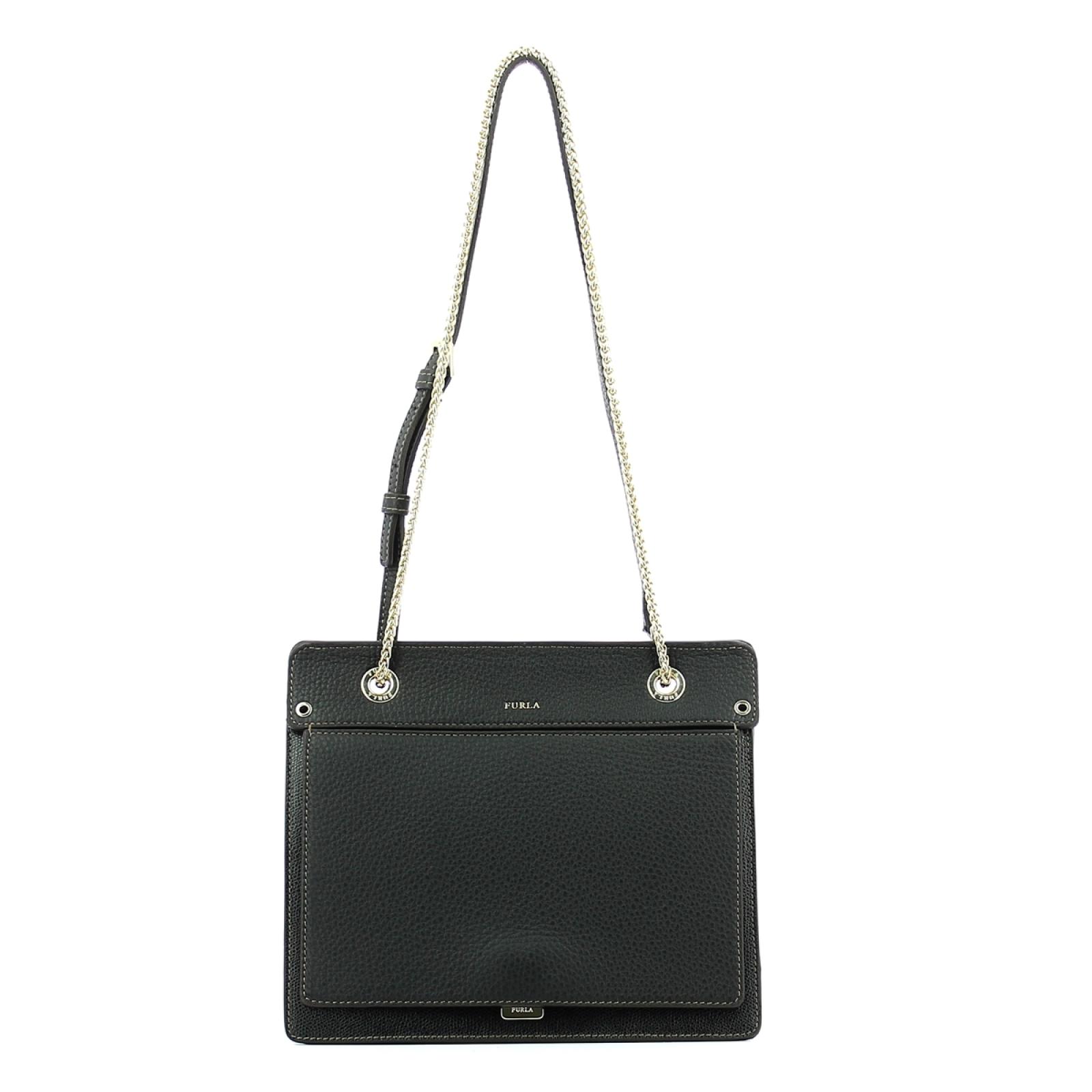 Shoulderbag with chain Like S-ONYX-UN