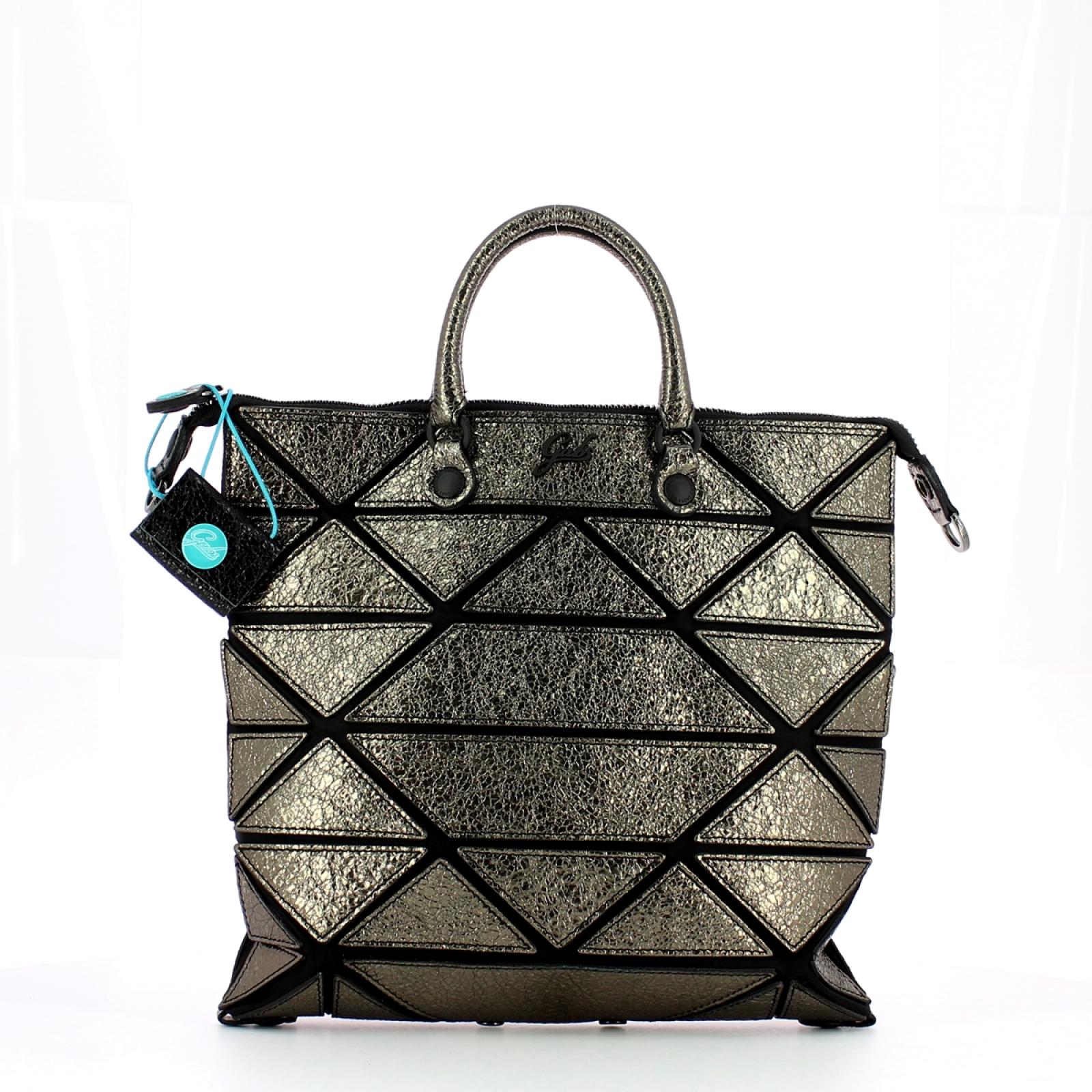 Gabs Shopping Bag Yoko M in laminated leather - 1
