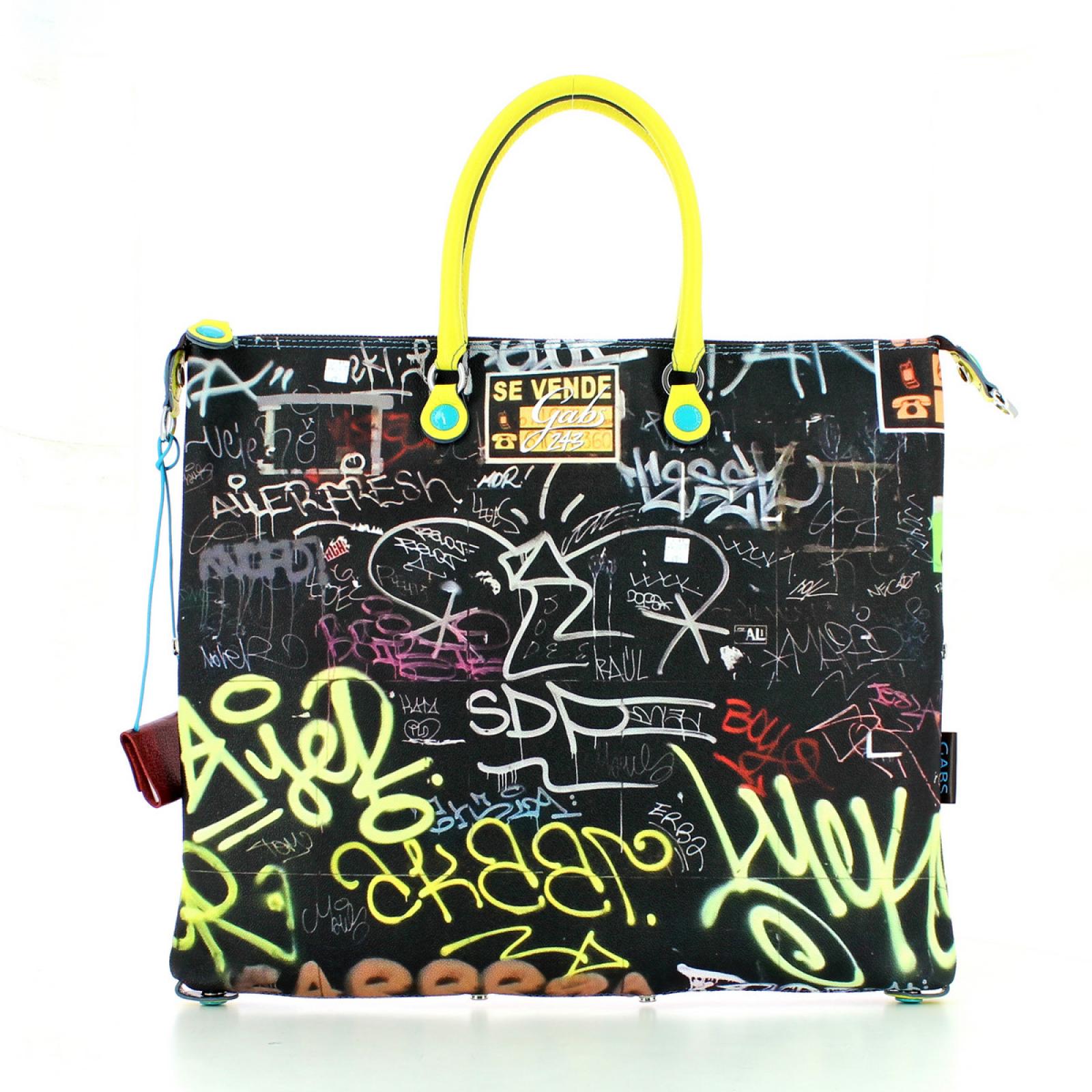 Transformable Handbag Graffiti L-UN-UN