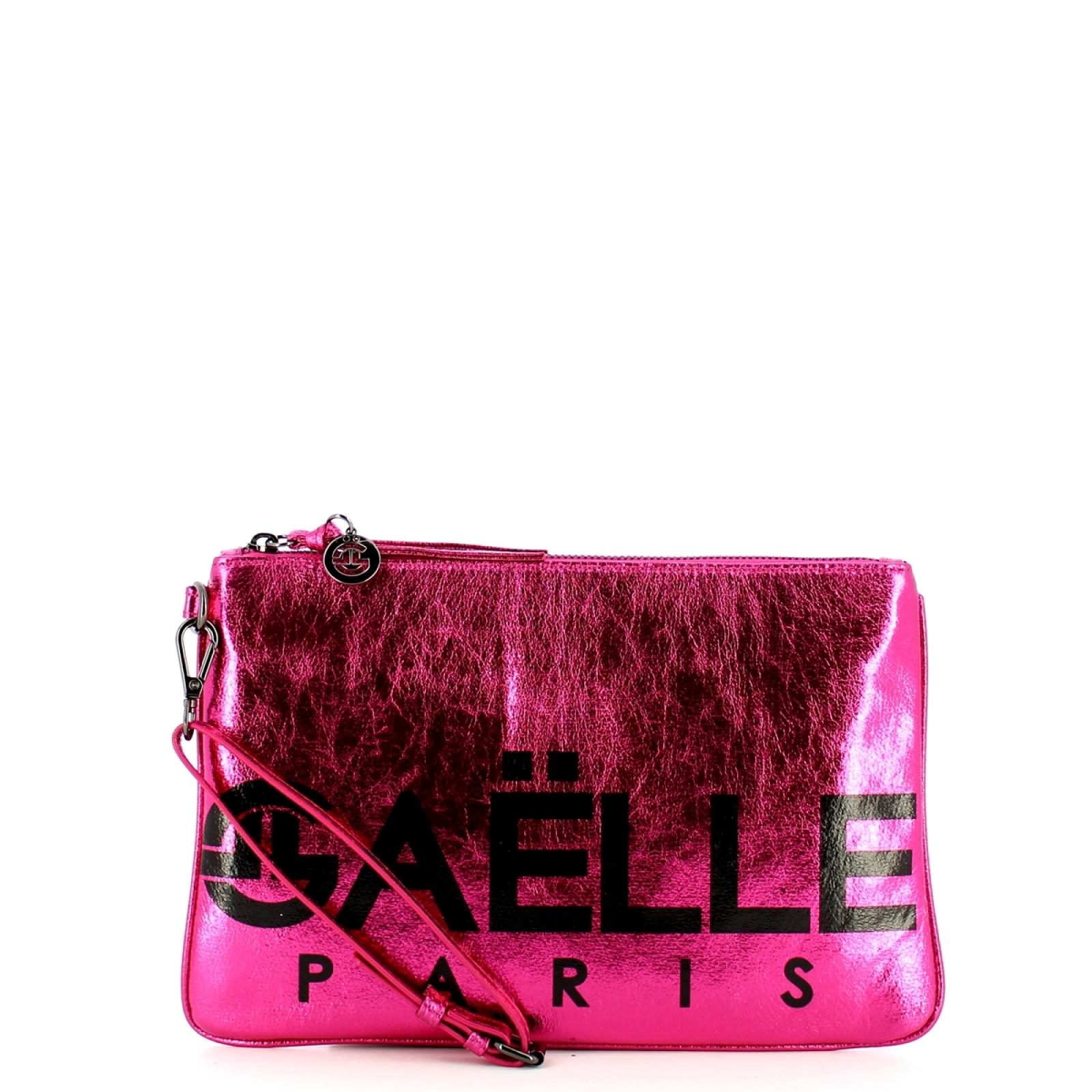 Gaëlle Pochette in vernice con logo - 1