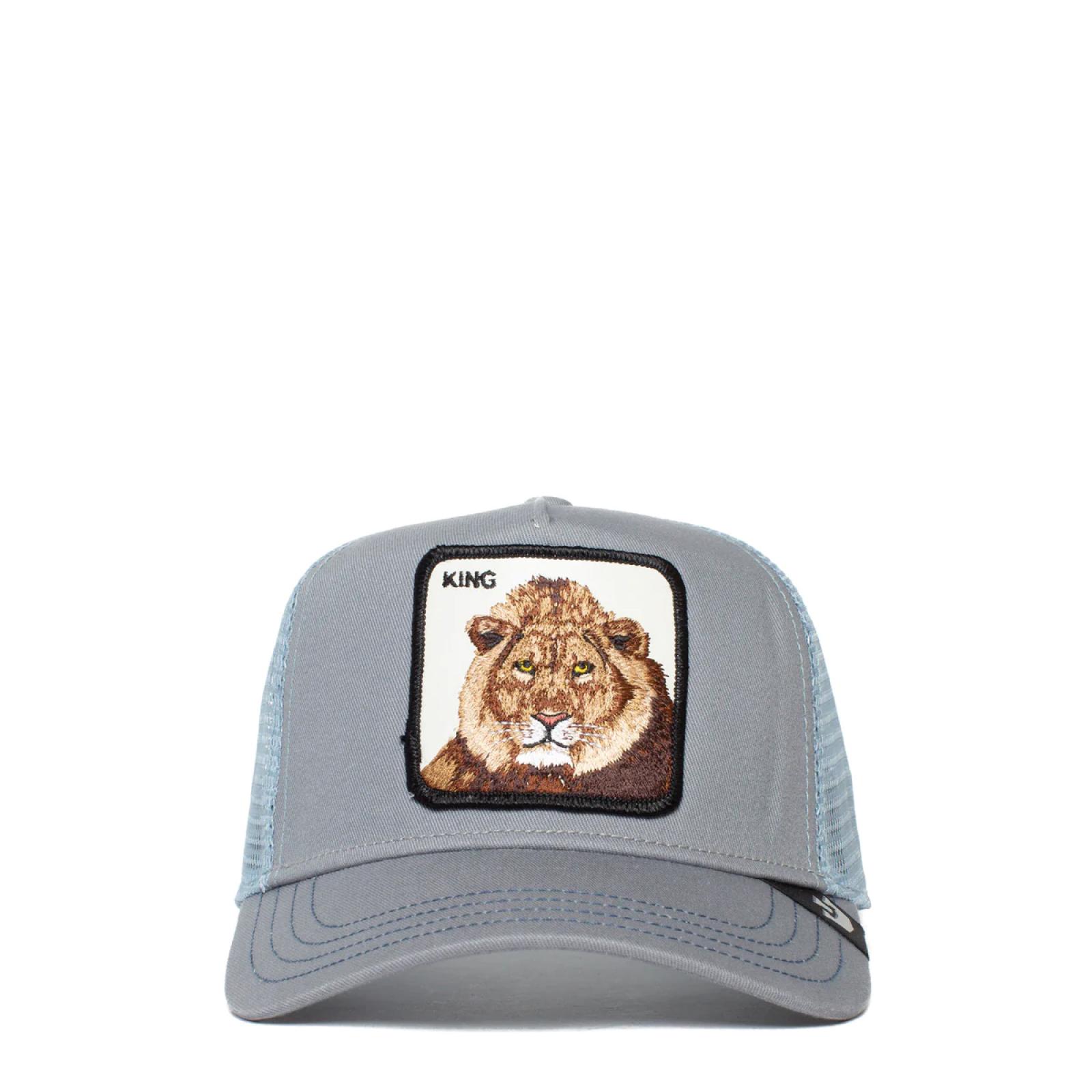 Goorin Bros The King Lion Trucker Men Hat (Slate Blue)