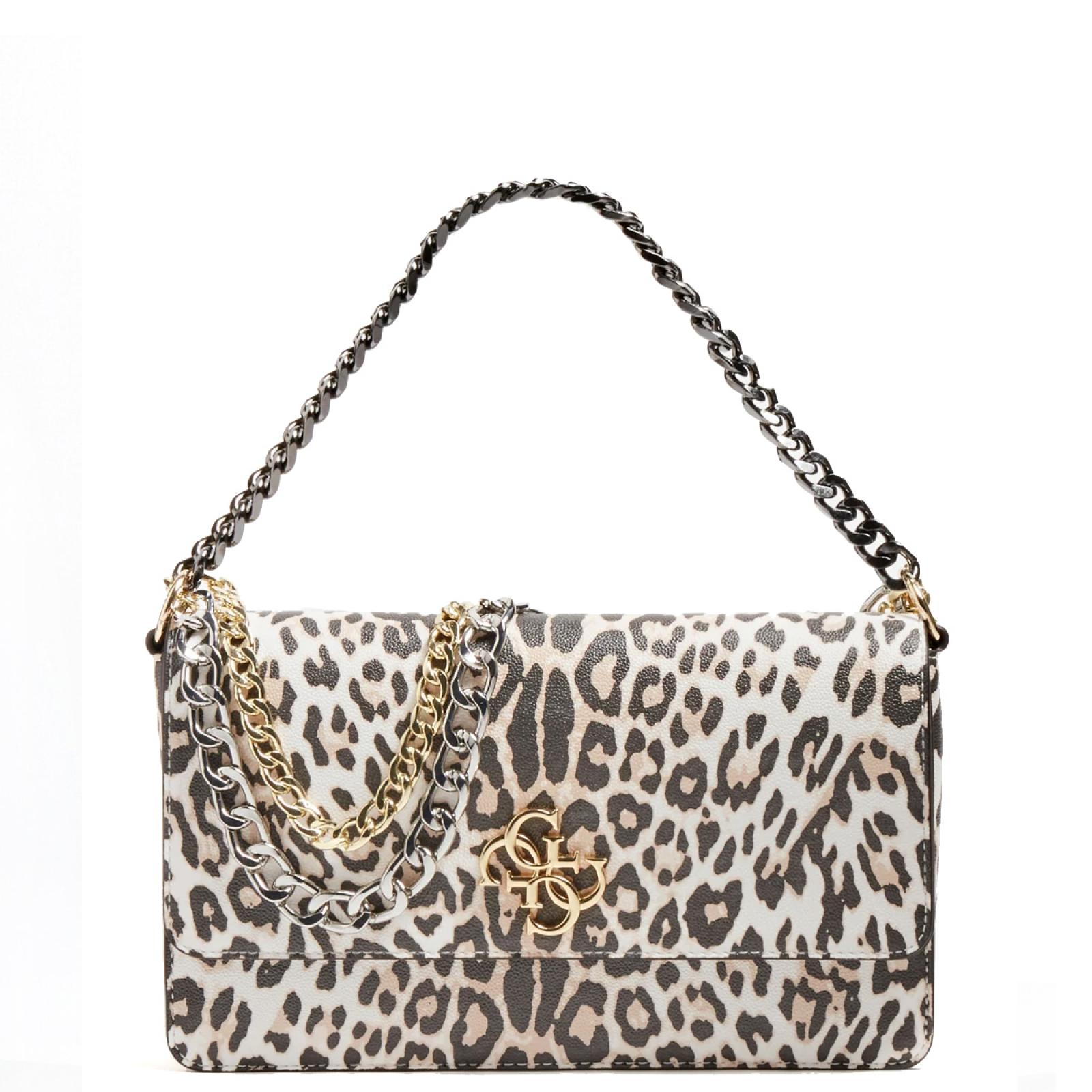 Guess Maxi Tracolla Animalier Leopard - 1