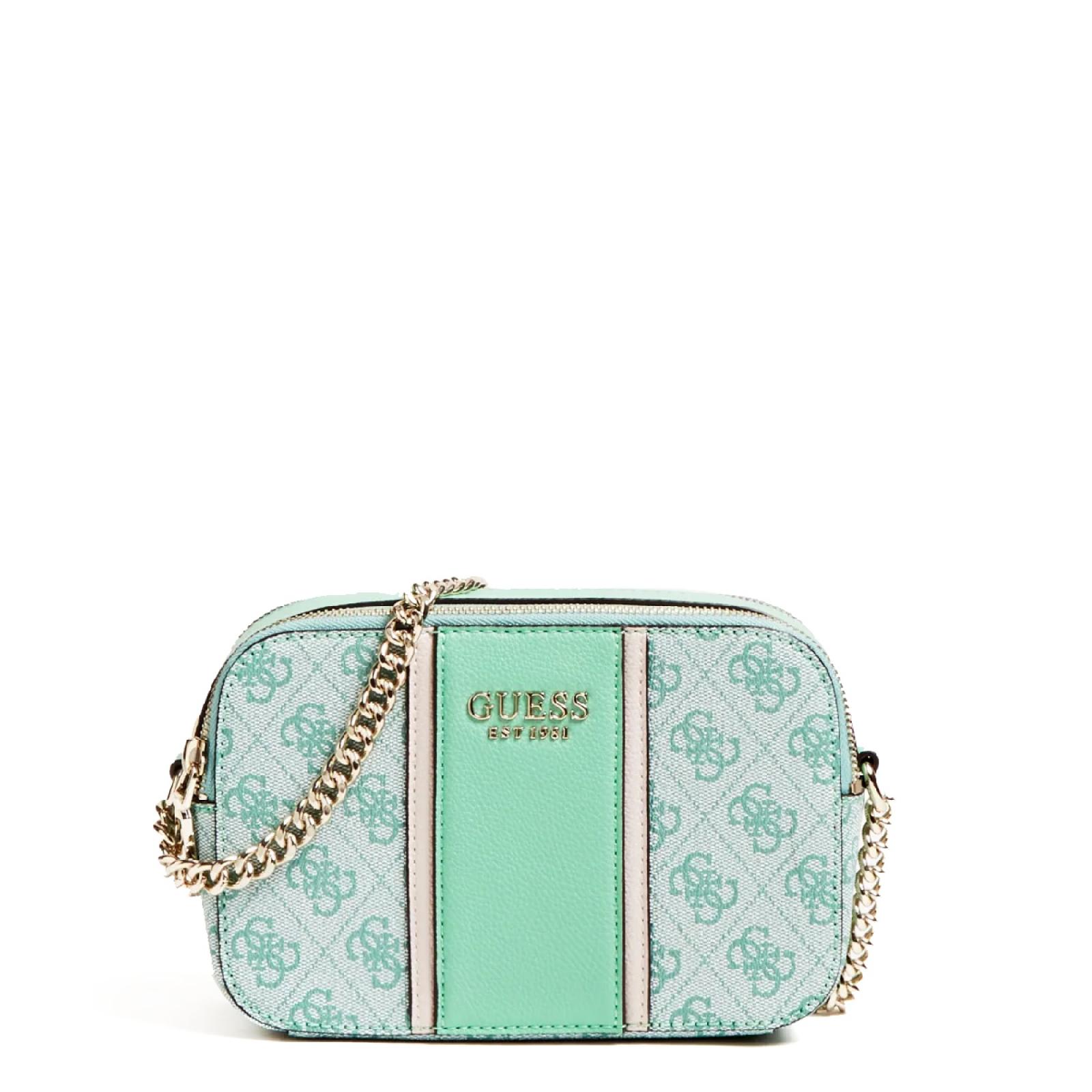 Guess Tracollina due comparti Cathleen 4G Logo Green - 1