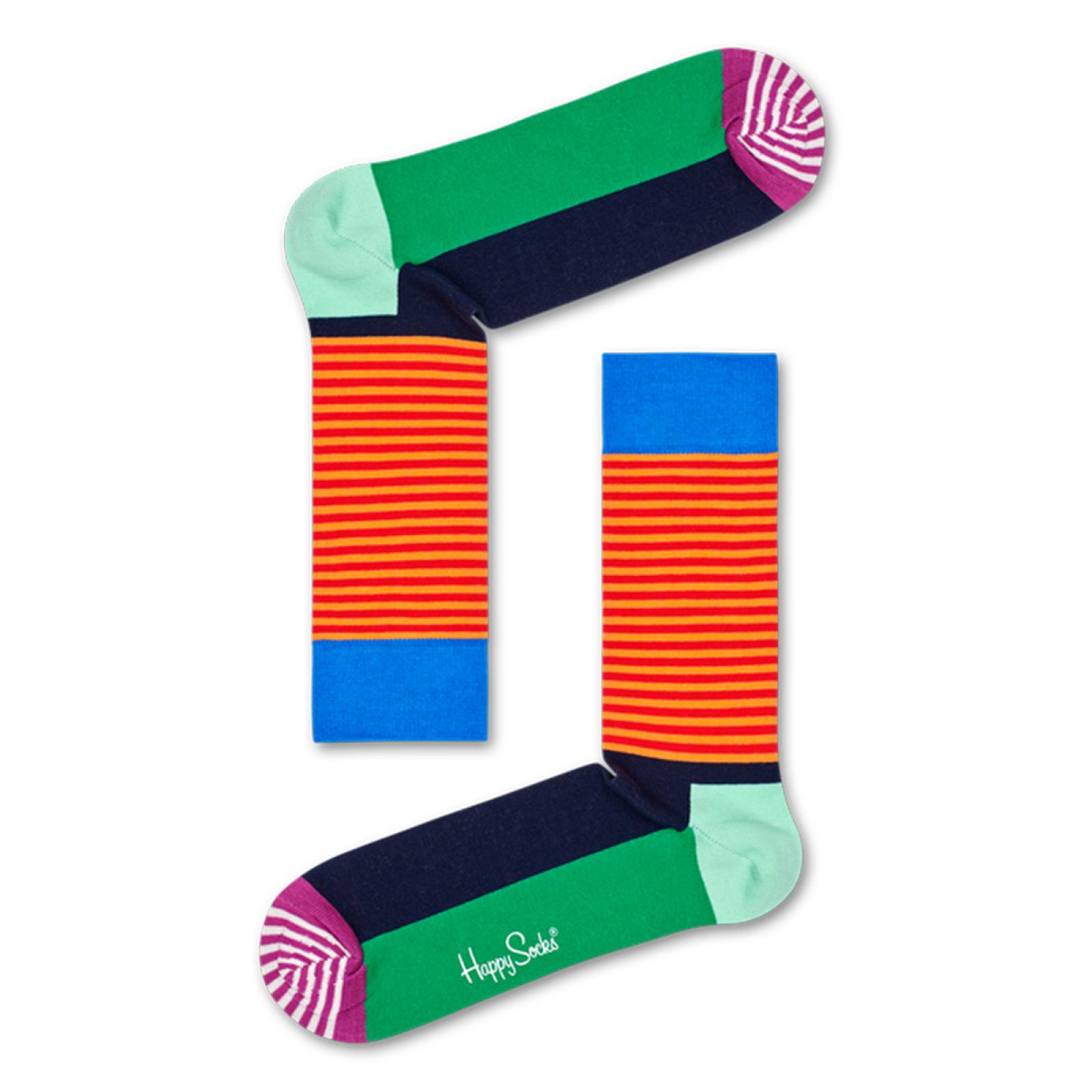 HAPP Calzini Half Stripe Sock - 1