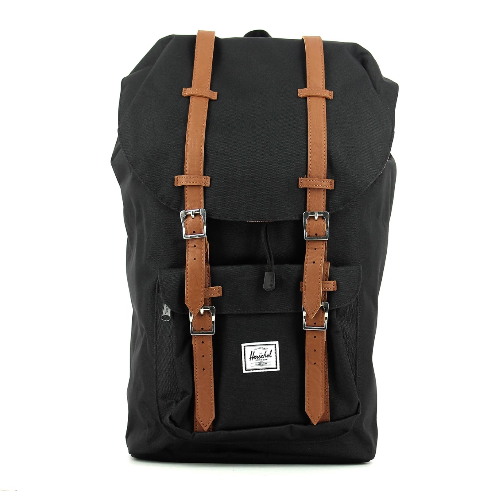 Herschel Little America Backpack 15.0 Black Tan - 1