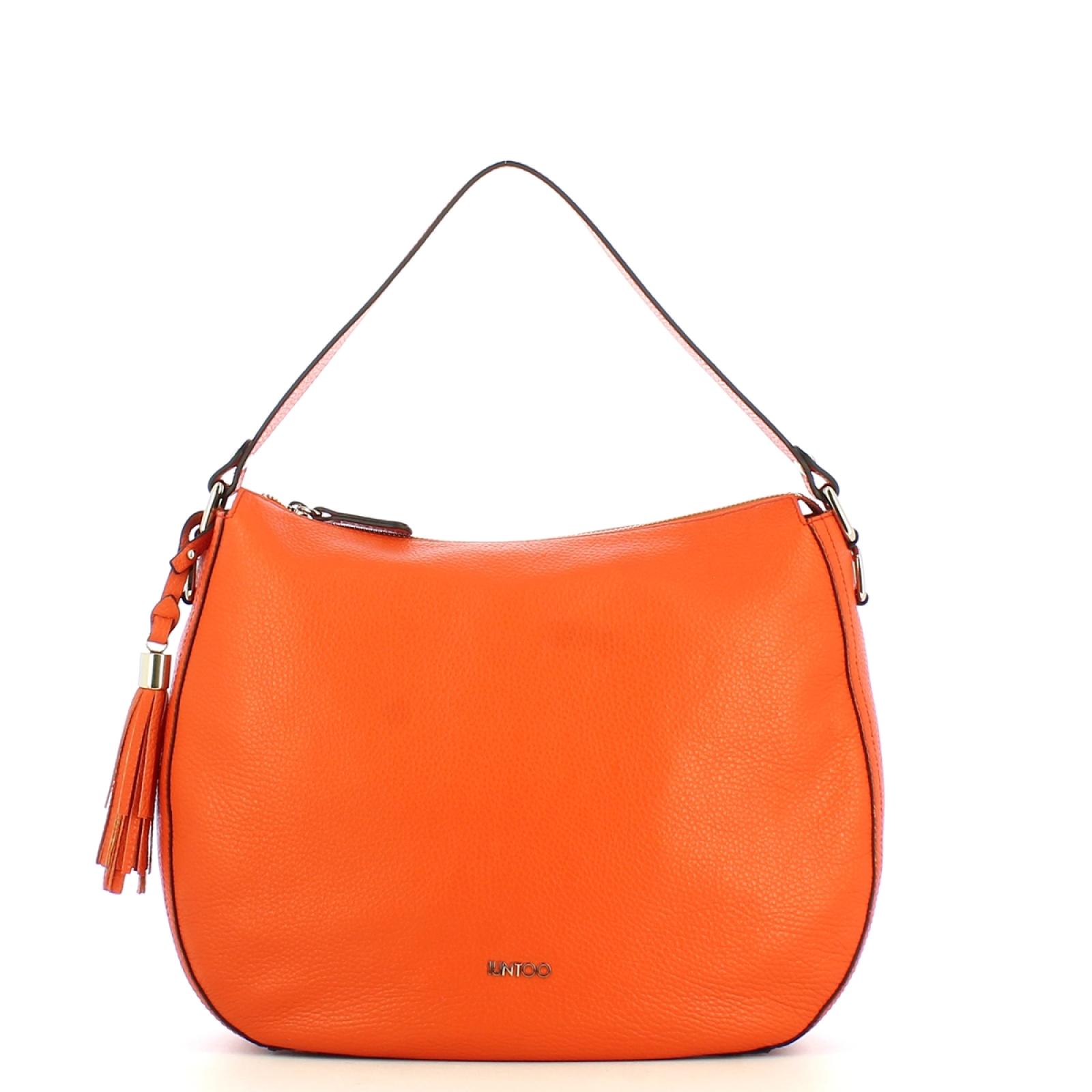 Iuntoo Hobo Bag in pelle Armonia Arancio - 1