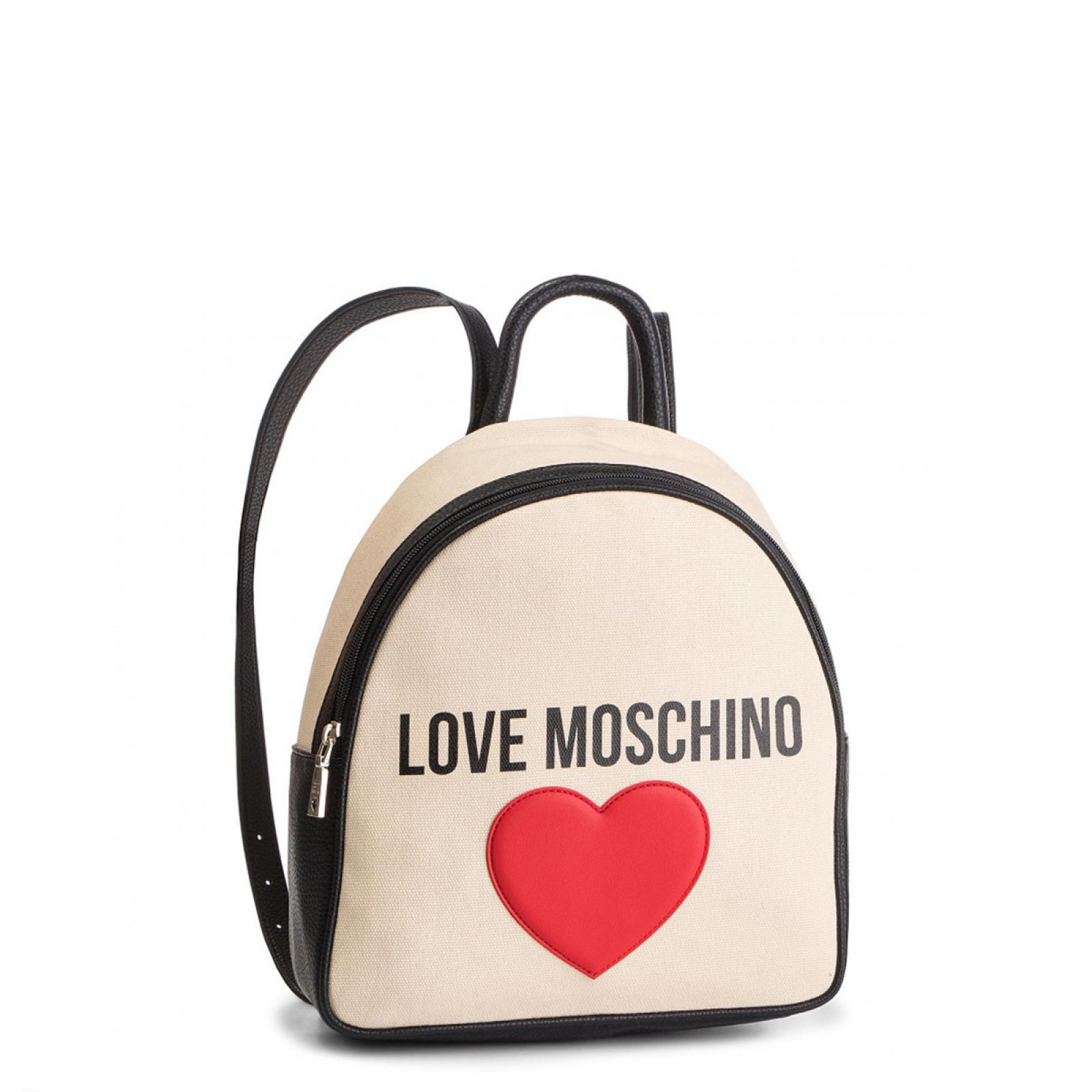 Love Moschino Zaino con cuore in canvas - 1