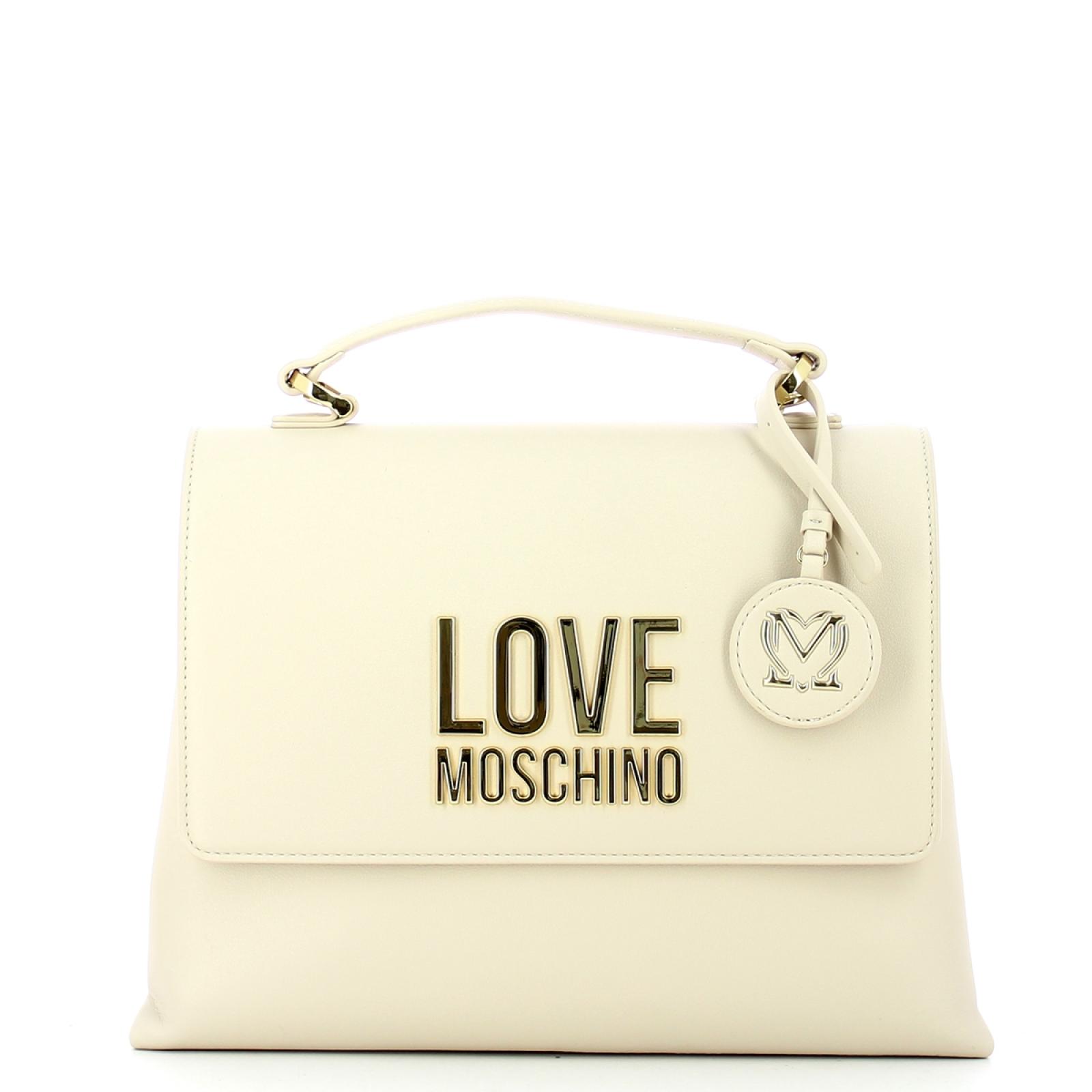 Love Moschino Borsa a mano Gold Metal Logo - 1