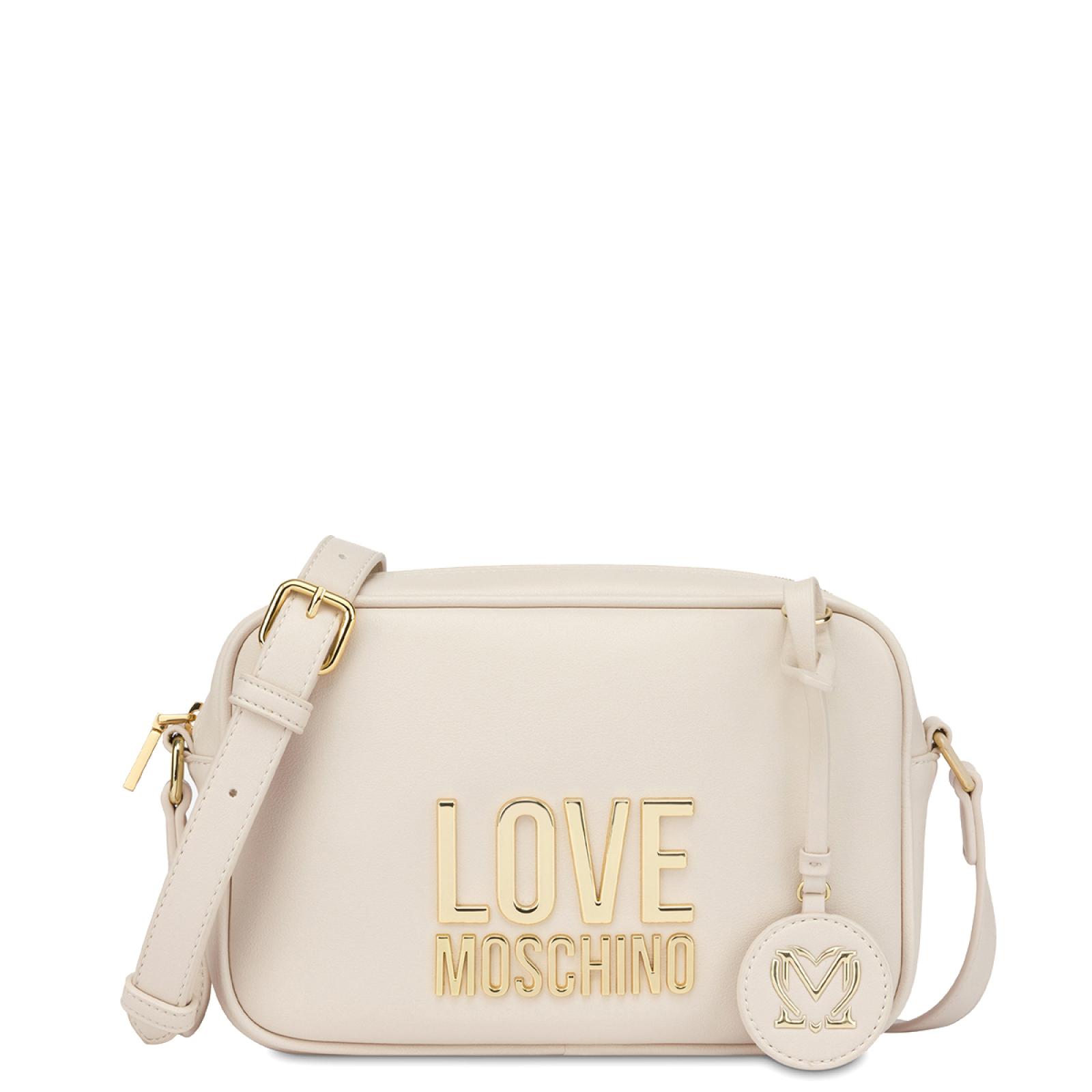 Love Moschino Camera Bag Gold Metal Logo - 1