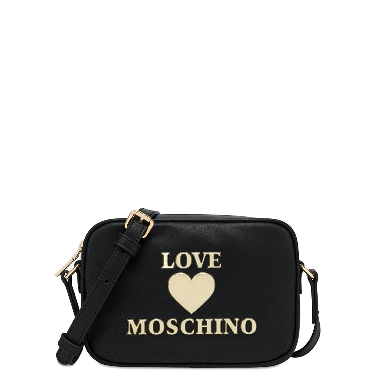 Love Moschino Camera Bag Padded Heart Nero - 1