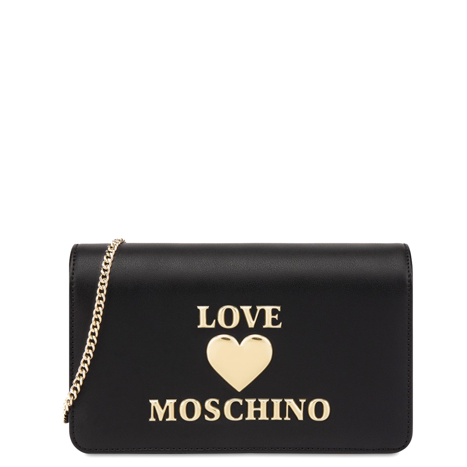 Love Moschino Clutch Padded Heart Nero - 1