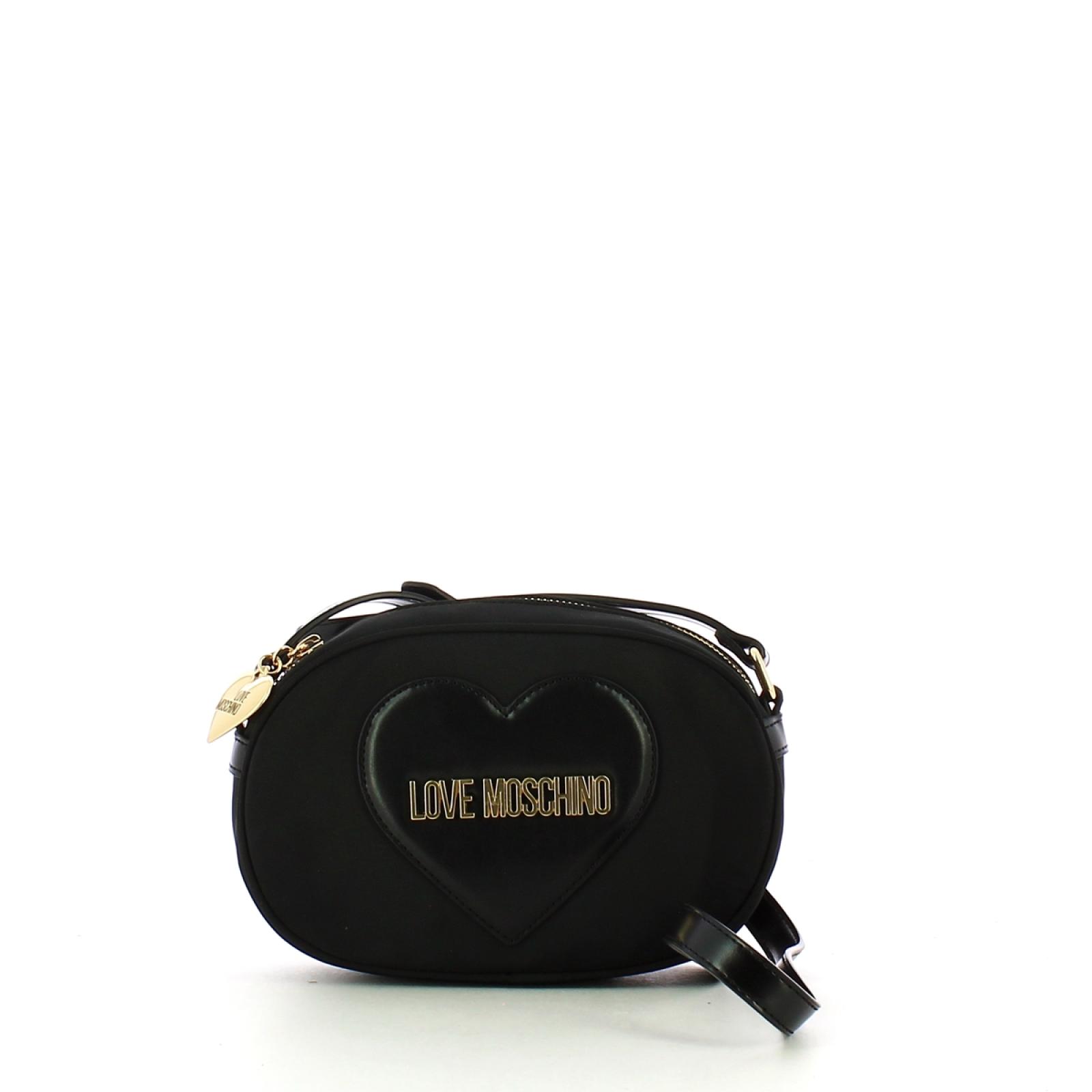 Love Moschino Camera Bag in Nylon con cuore - 1