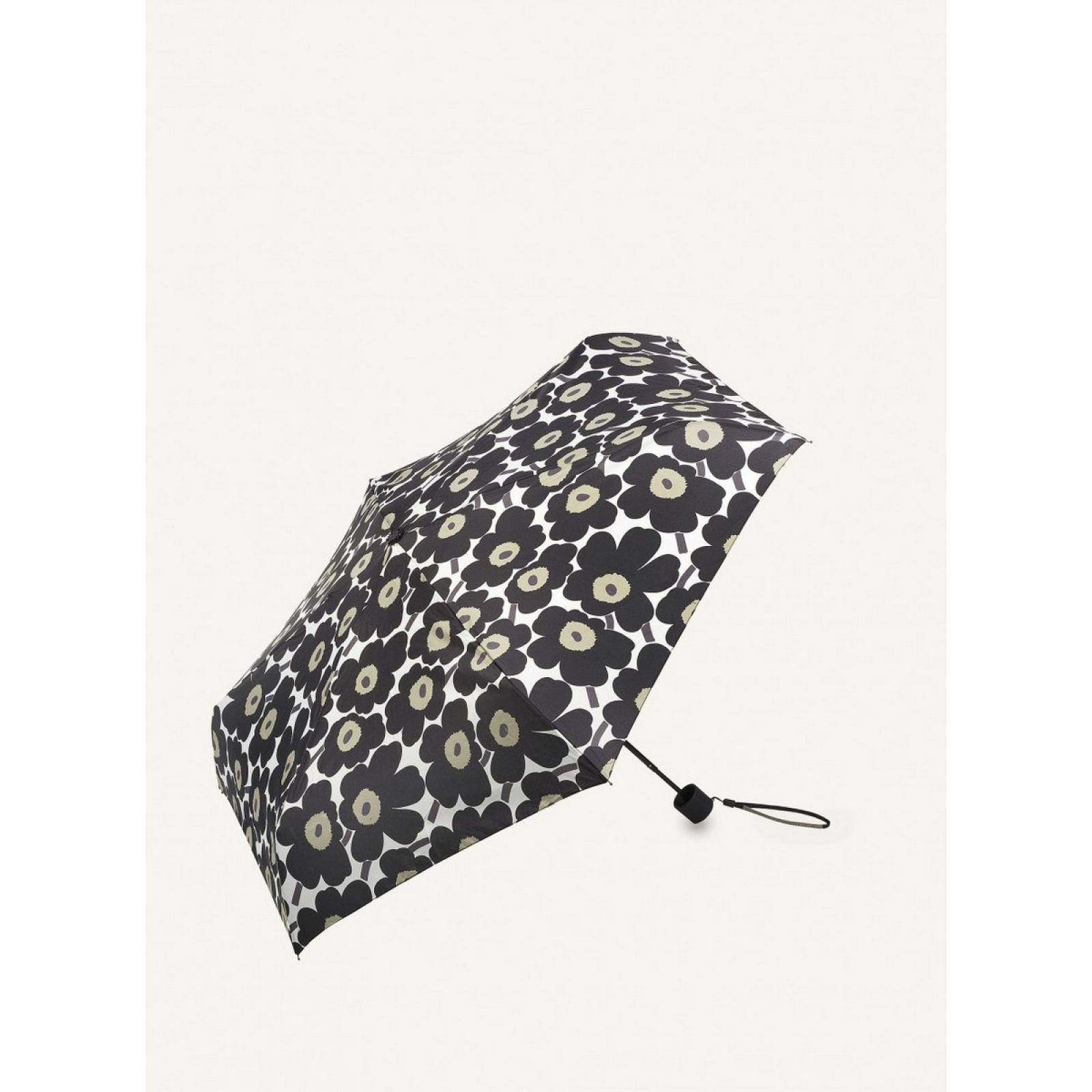 Mini Unikko Mini Manual Umbrella-WHITE/BLACK-UN