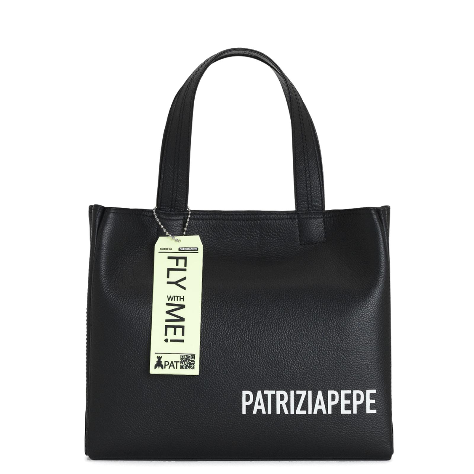 Patrizia Pepe Shopper Media con logo - 1