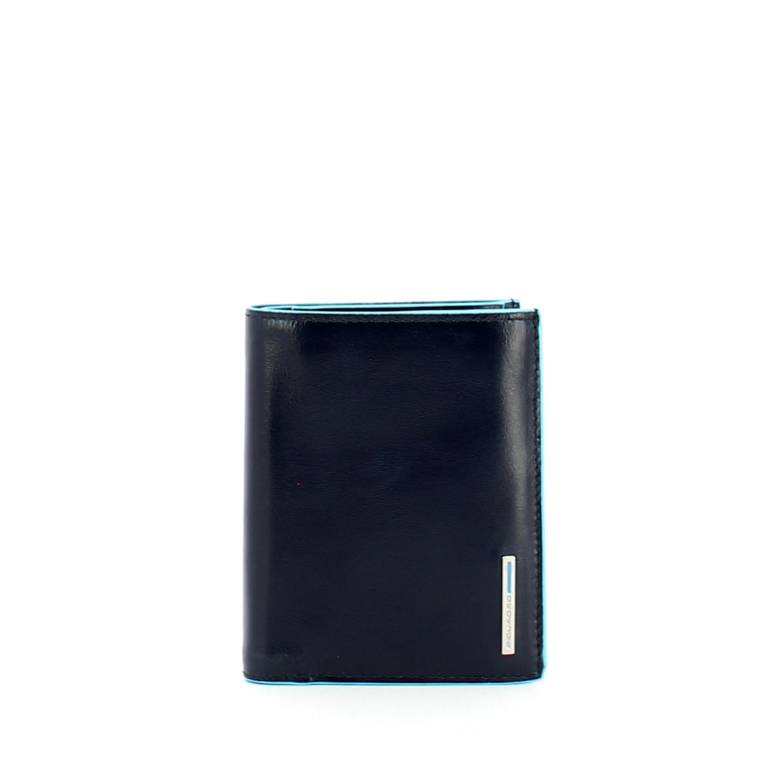 Piquadro Portafoglio verticale portamonete Blue Square - 1