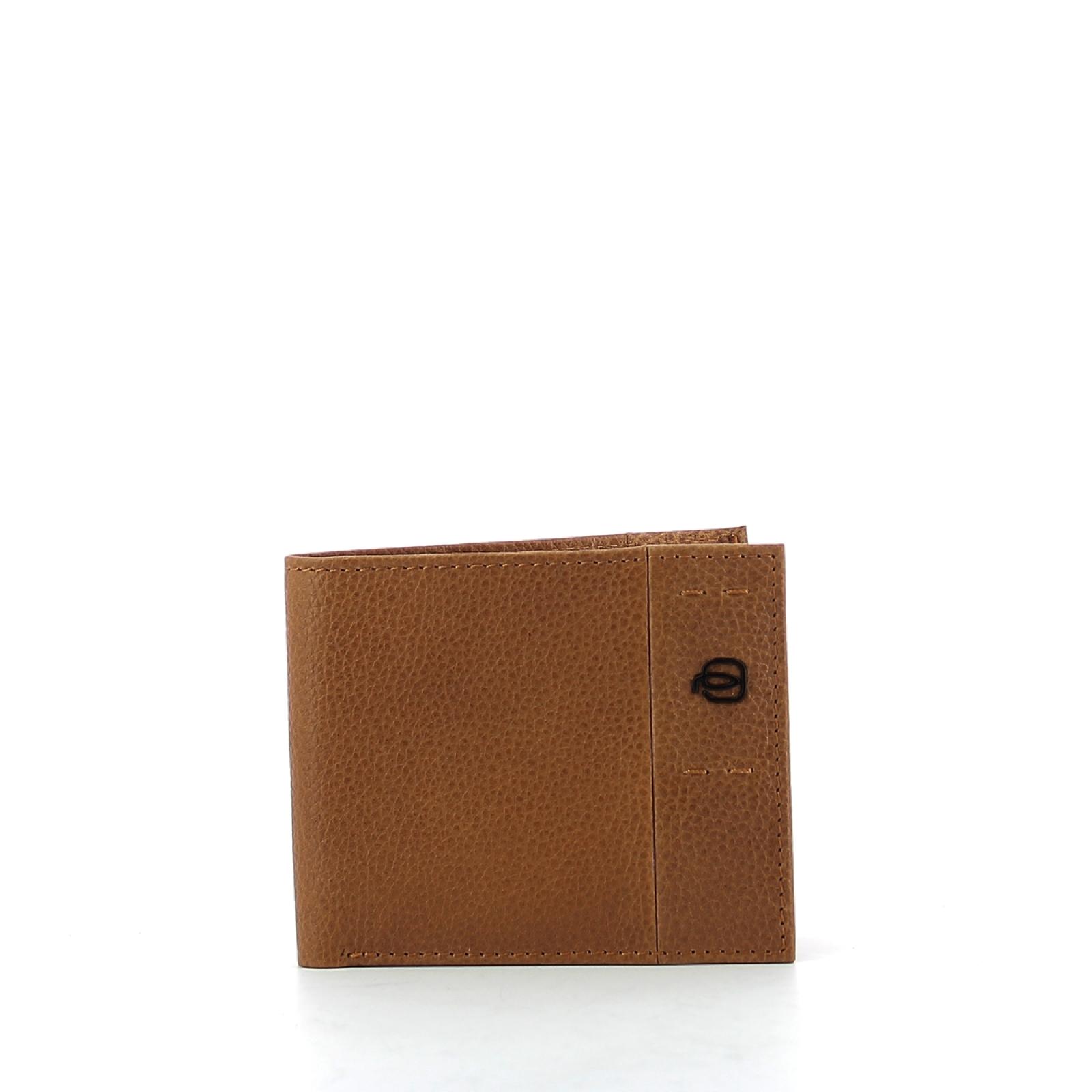 Wallet with removable ID holder P15 Plus-CUOIO-UN