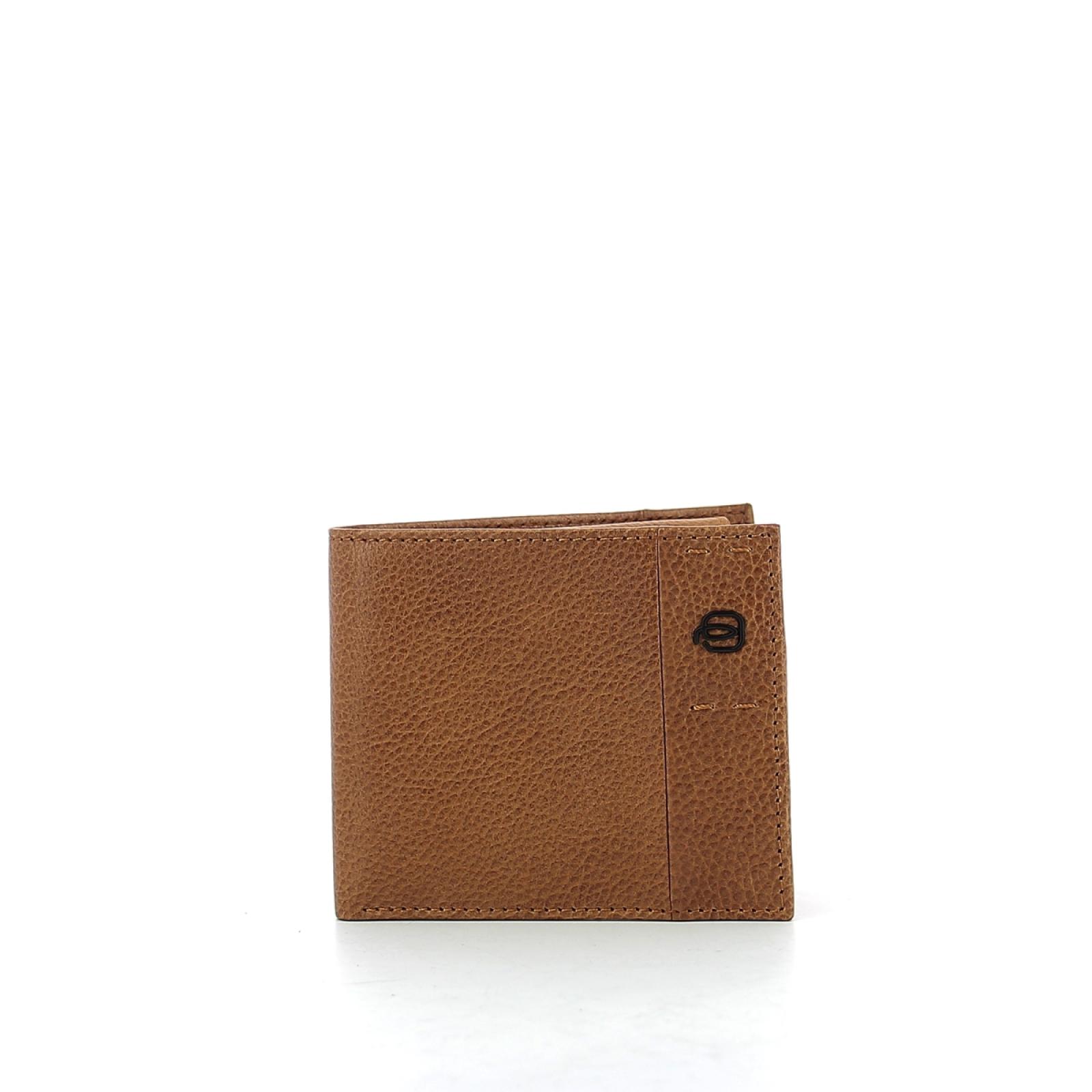 Wallet with coin pouch P15 Plus-CUOIO-UN