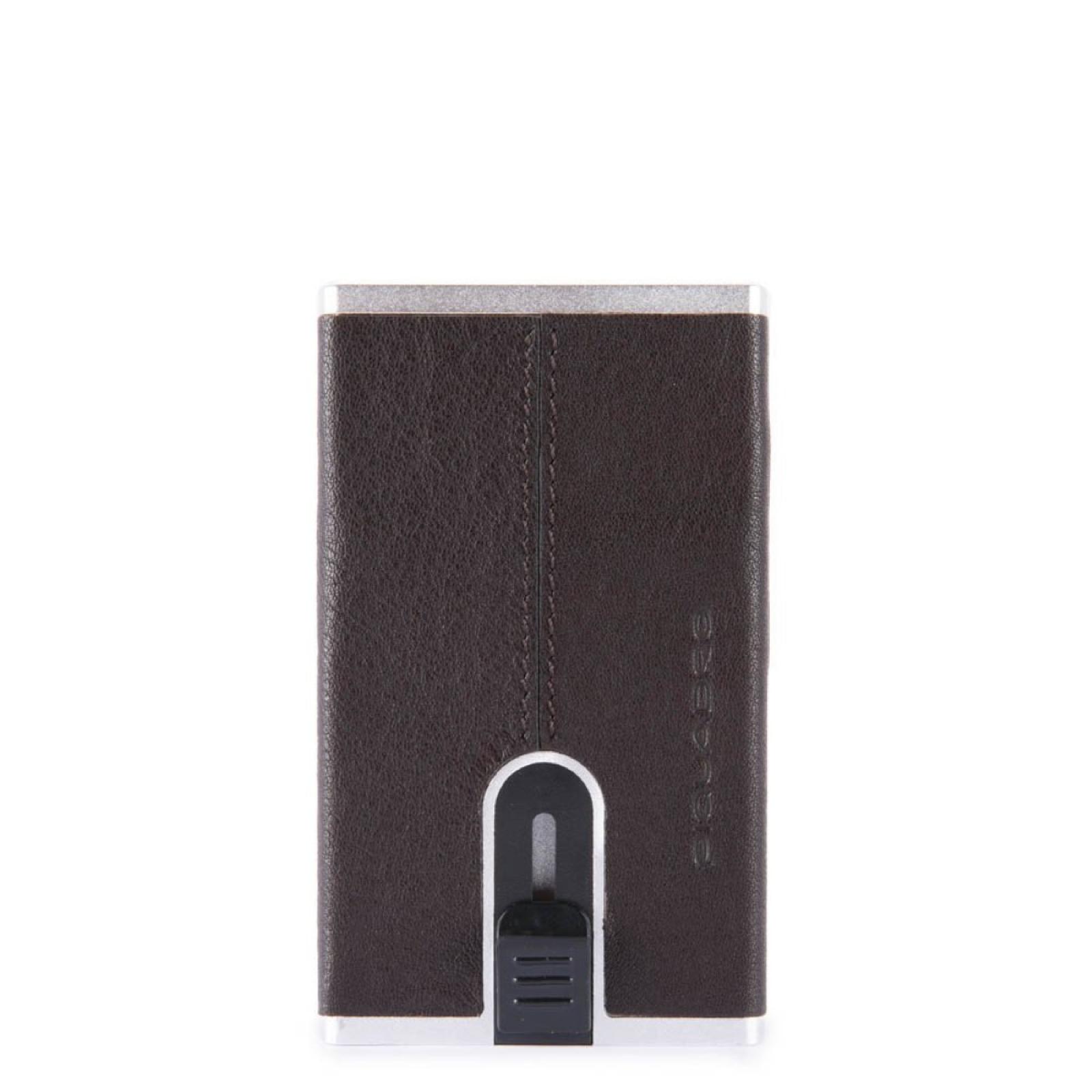 Piquadro Porta carte di credito con Sliding System Black Square - 1