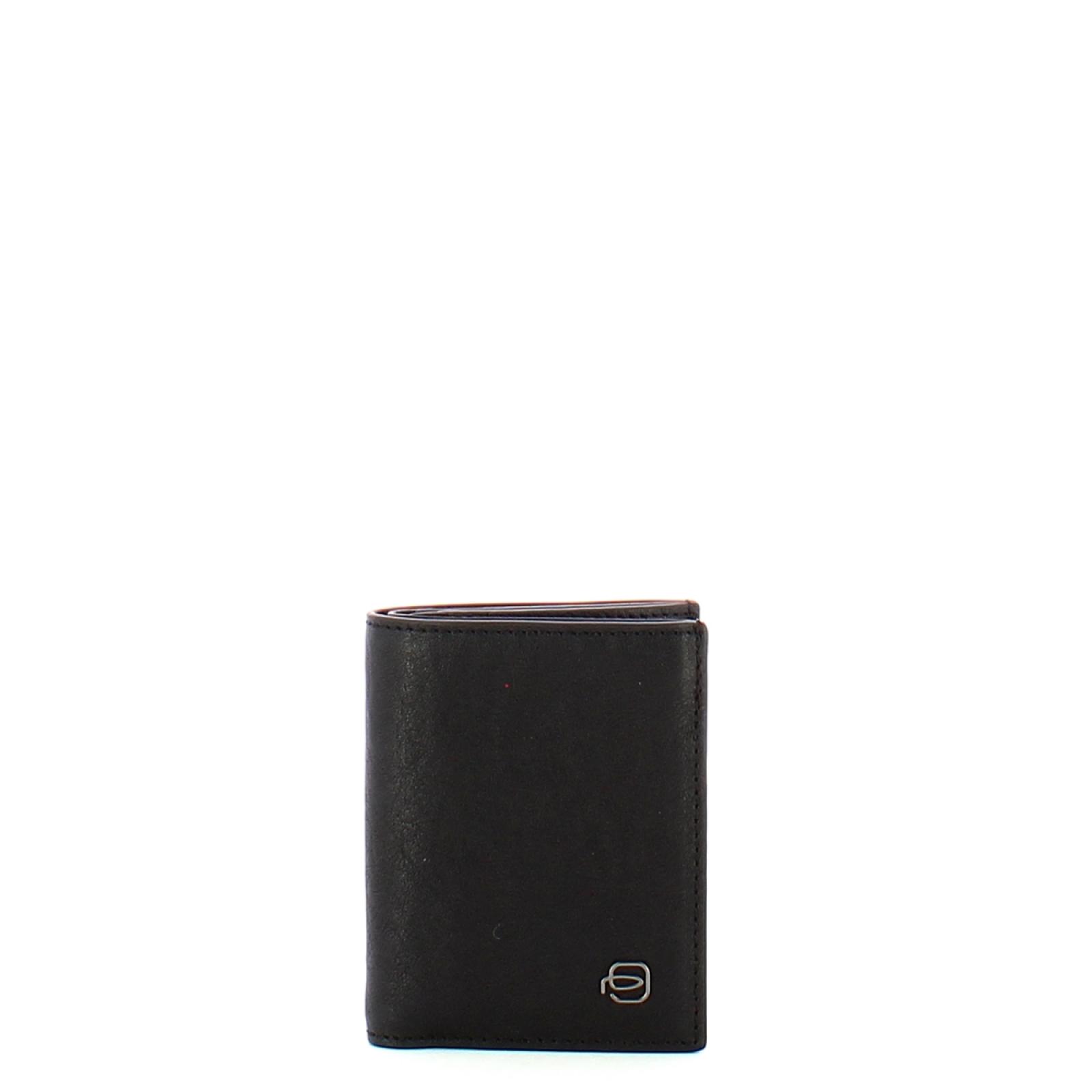 Piquadro Portafoglio Verticale Black Square RFID - 1