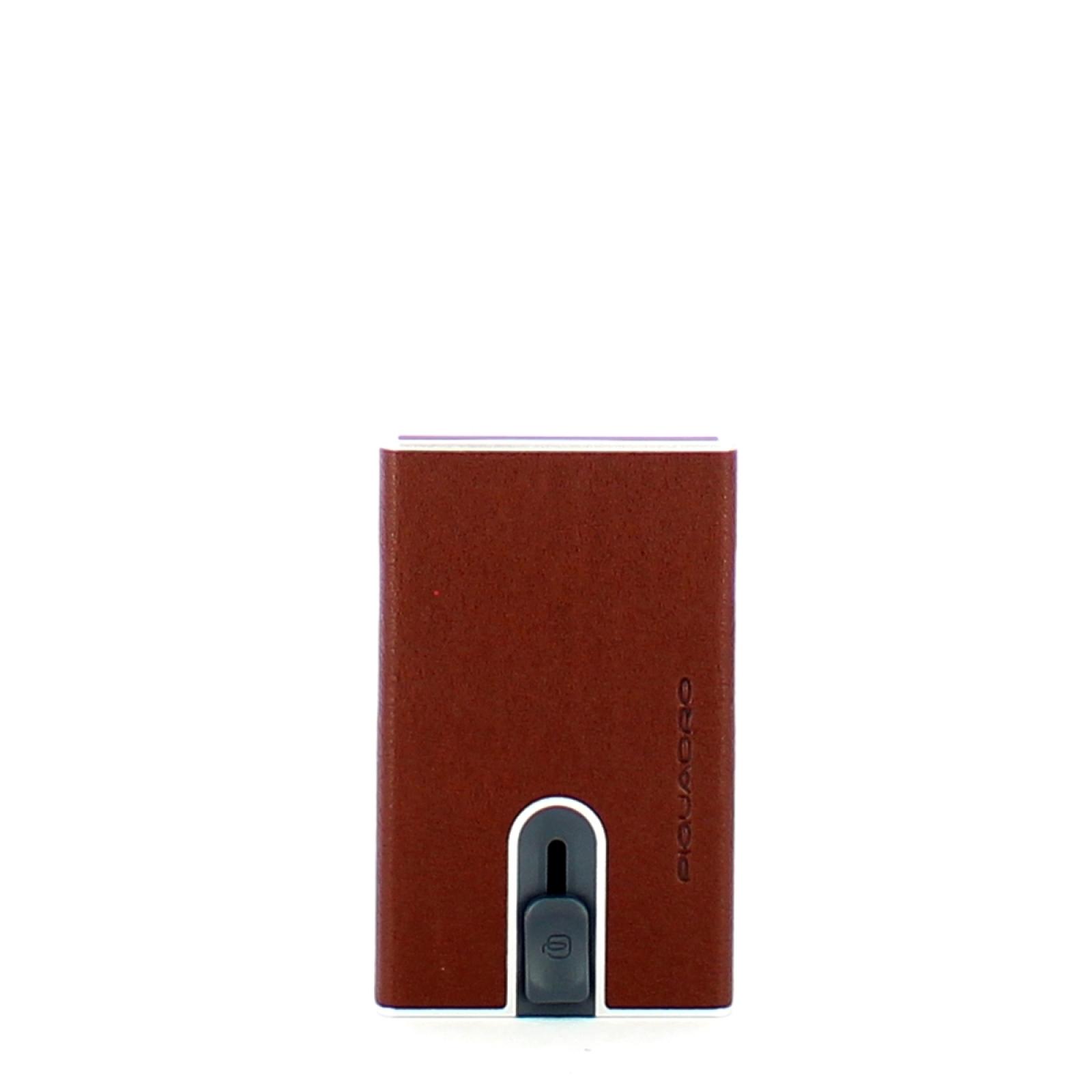 Piquadro Porta carte di credito con Sliding System e clip fermasoldi Black Square RFID - 1