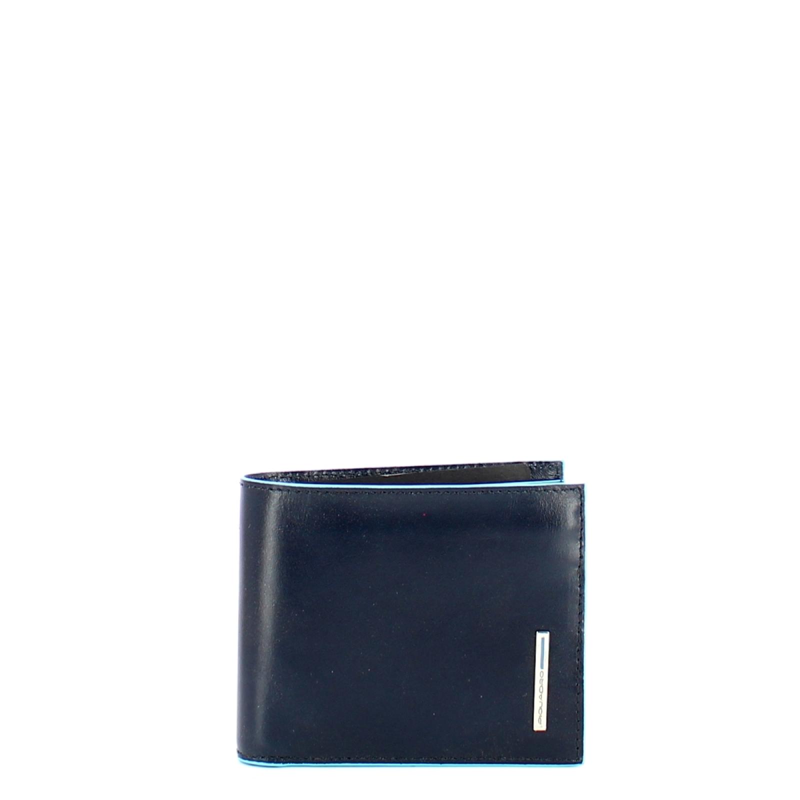 Piquadro Portafoglio sottile con portamonete Blue Square RFID - 1
