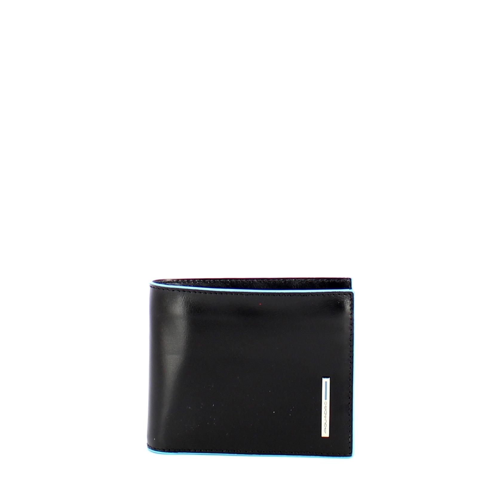 Piquadro Portafoglio sottile con portamonete Blue Square RFID - 1