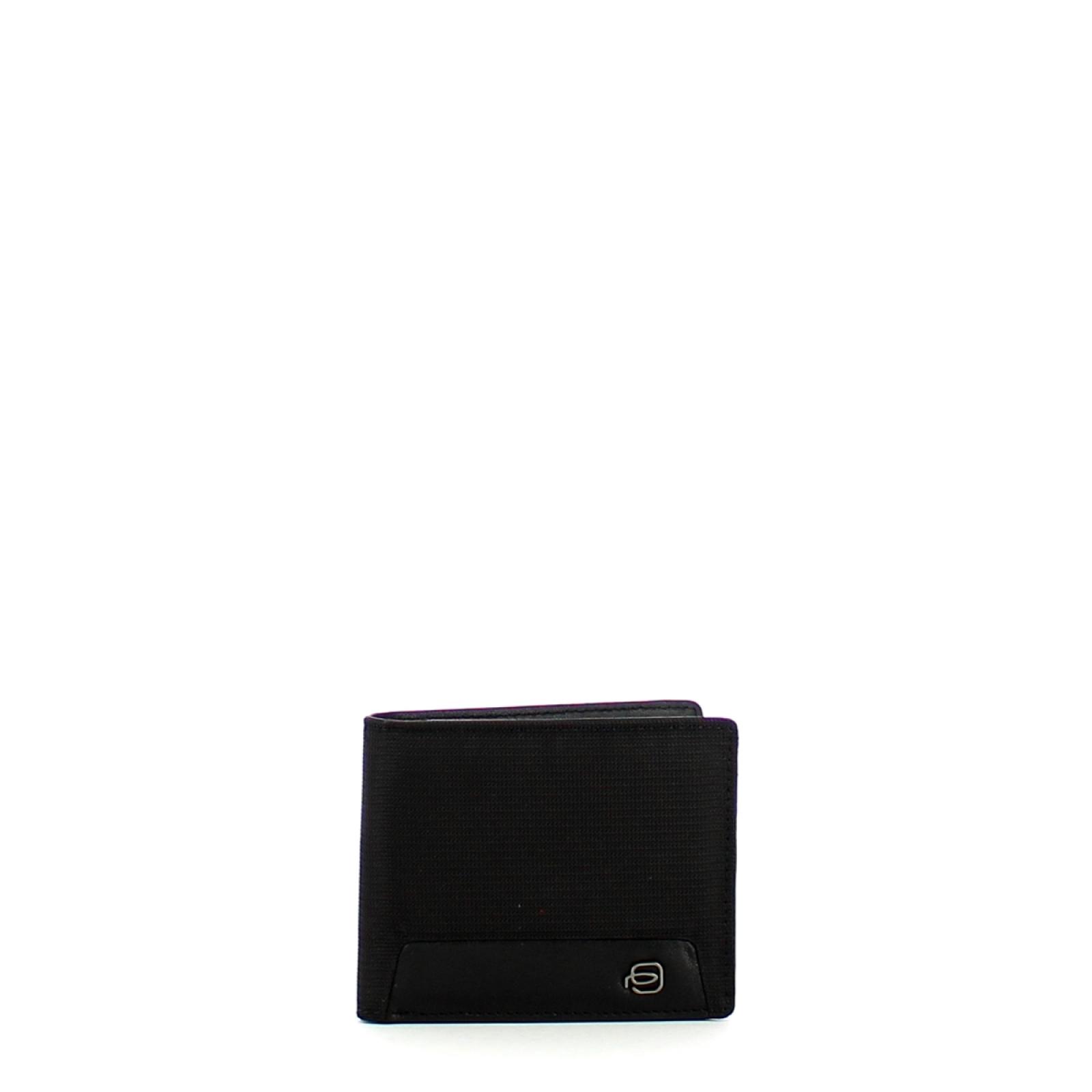 Piquadro Portafoglio con porta ID in tessuto riciclato con RFID Macbeth - 1
