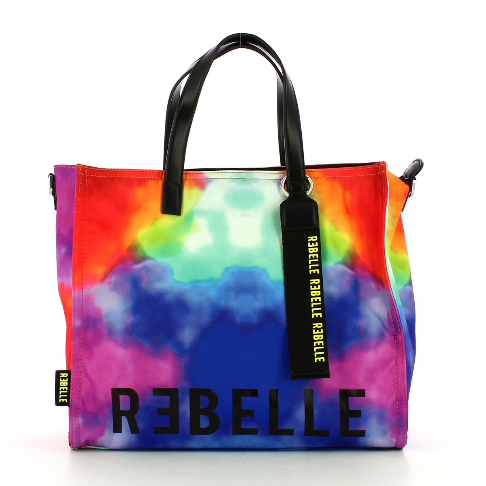 Rebelle Borsa a mano Electra M in Nylon Rainbow - 1