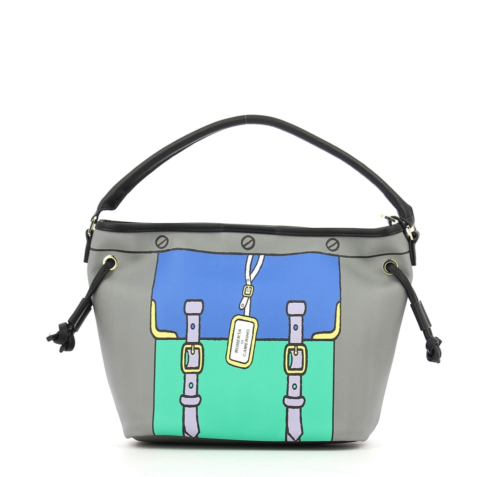 Bucket Bag Grafic-GREY-UN