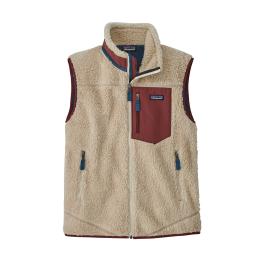 Men's Classic Retro-X® Fleece Vest Dark Natural W Sequoia Red - 1