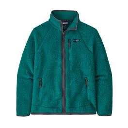 Men's Retro Pile Fleece Jacket Borealis Green - 1