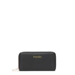 Portafoglio Basic Zip Around Nero