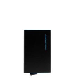Card Holder with Sliding System Blue Square